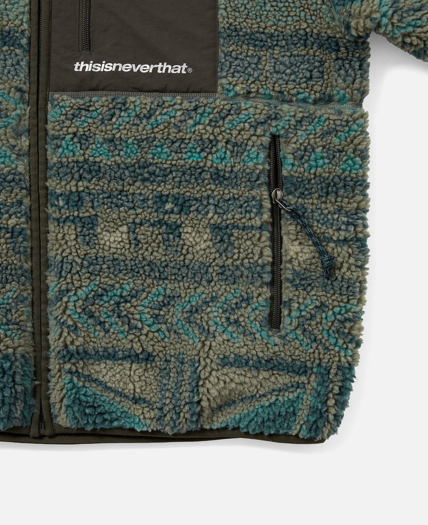 Sp Sherpa Fleece Jacket (Olive)