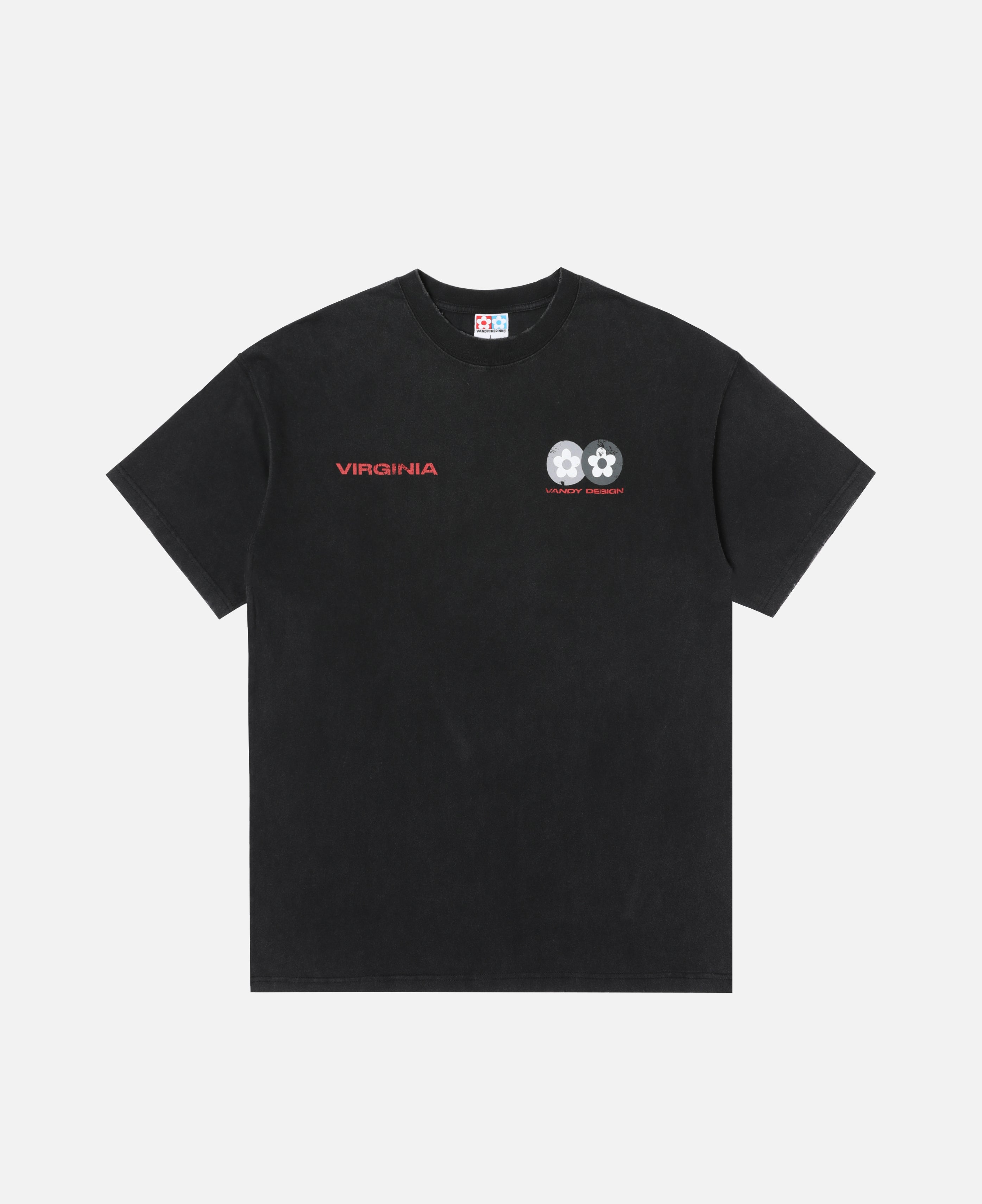 Va Classic Flower Bouquet T-Shirt (Black)