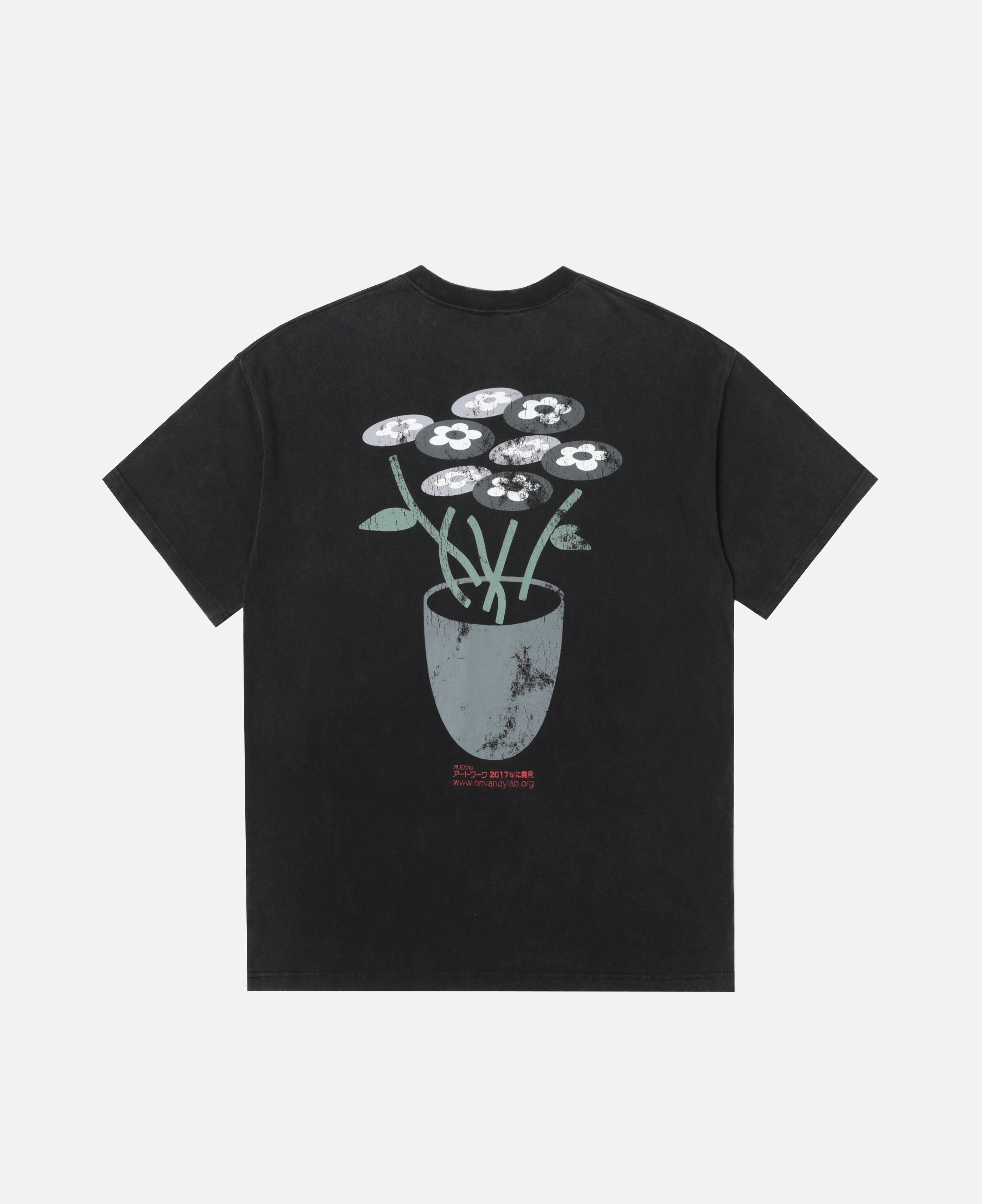 Va Classic Flower Bouquet T-Shirt (Black)